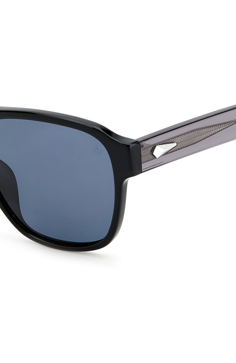rag & bone 54mm Rectangular Sunglasses, Alternate, color, 