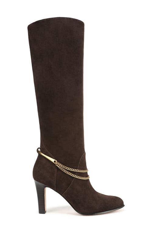 Veronica Beard Tarian Knee High Boot In Brown