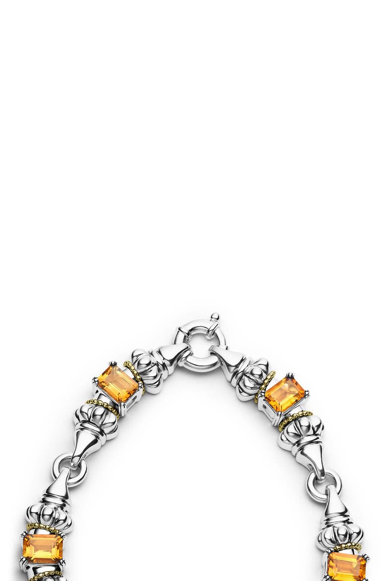 Glacier Citrine Link Necklace, Alternate, color, CITRINE