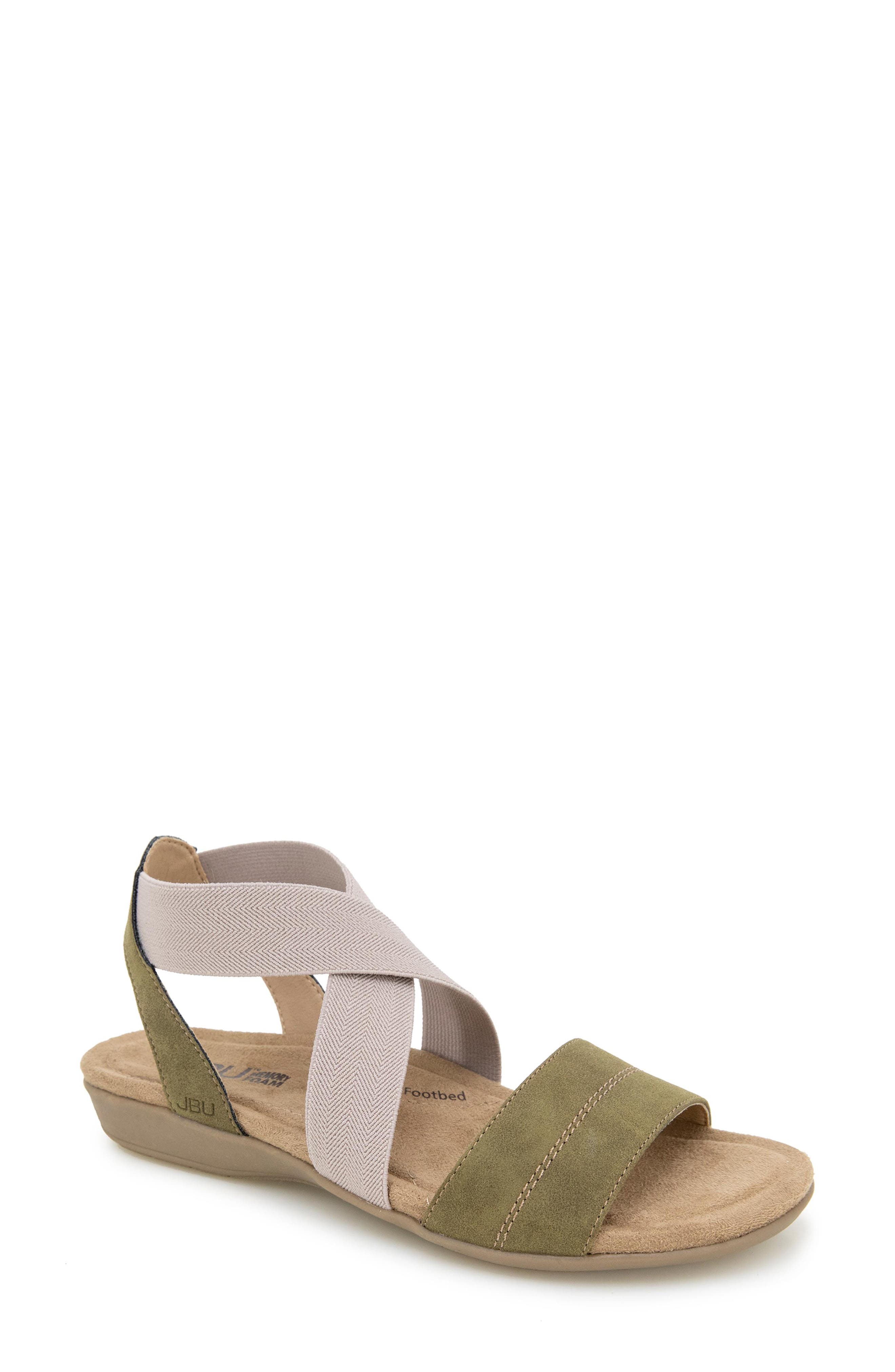JBU Meg Sandal, Main, color, Olive/ Taupe