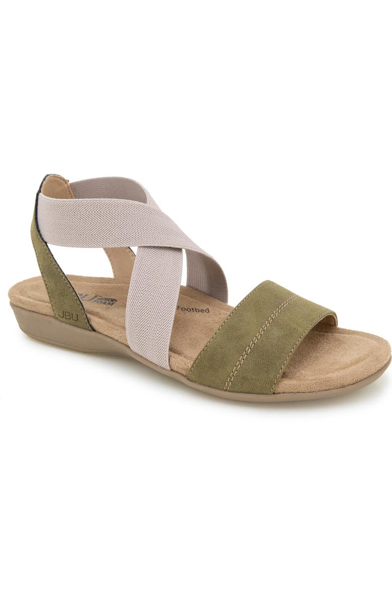 JBU Meg Sandal, Main, color, Olive/ Taupe