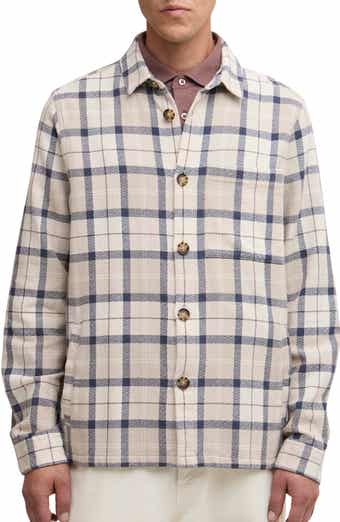 Vennel Texture Tartan Overshirt