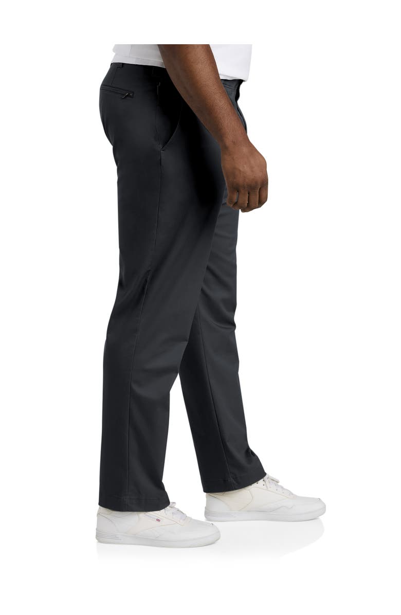 Oak Hill by DXL Big & Tall Straight-Fit Tech Pants, Alternate, color, Anthracite