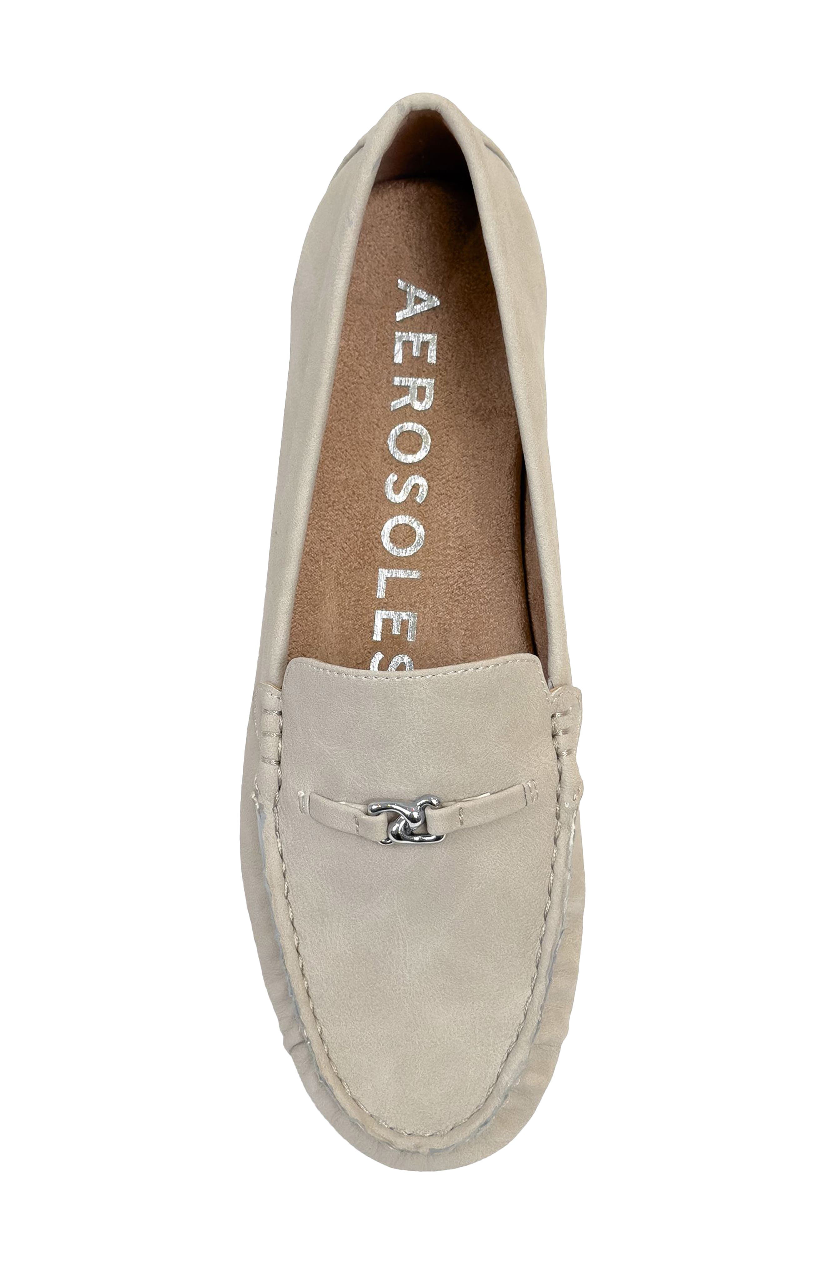 Drita Bit Loafer, Alternate, color, STONE FAUX NUBUCK