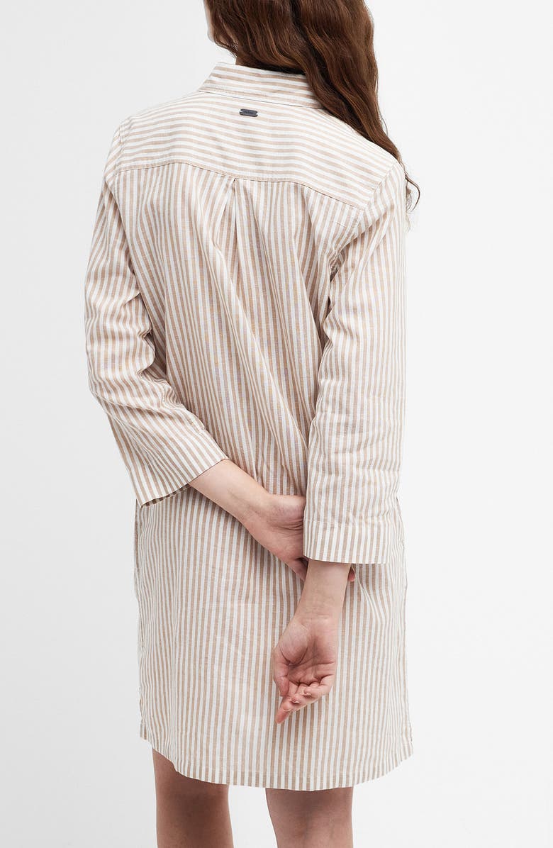 Barbour Seaglow Chambray Shirt Dress, Alternate, color, 