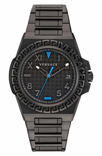 Versace Greca Reaction Bracelet Watch, 44mm