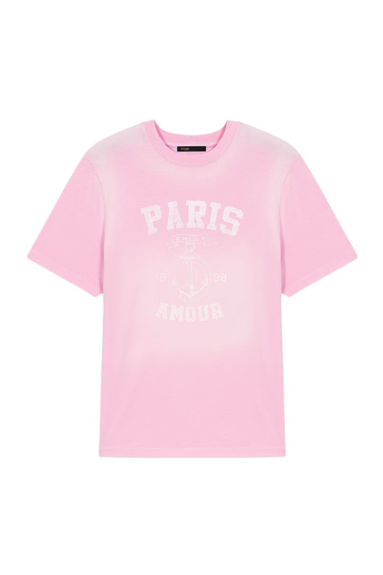Nautical print T-shirt, Alternate, color, Pink