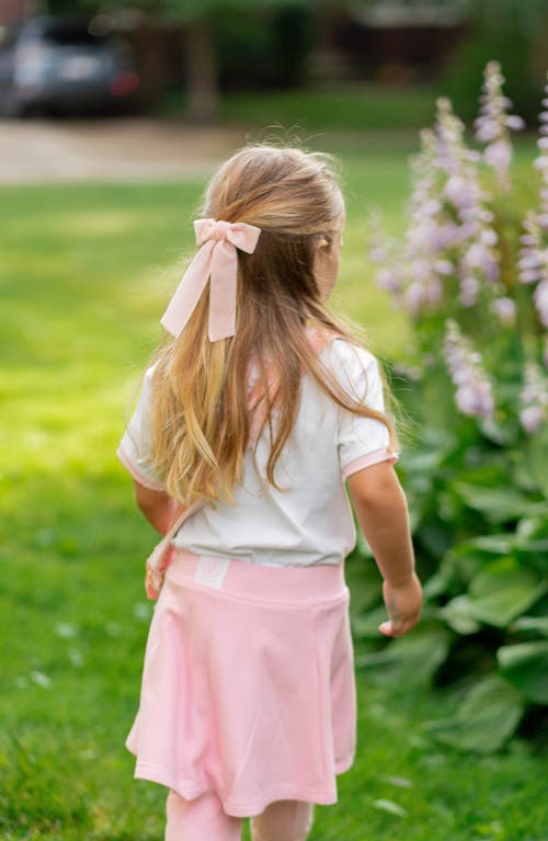 Bits & Bows Skirted Bow Jogger In Pink