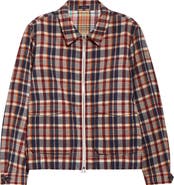 Drake's Madras Plaid Waxed Cotton Blouson Jacket