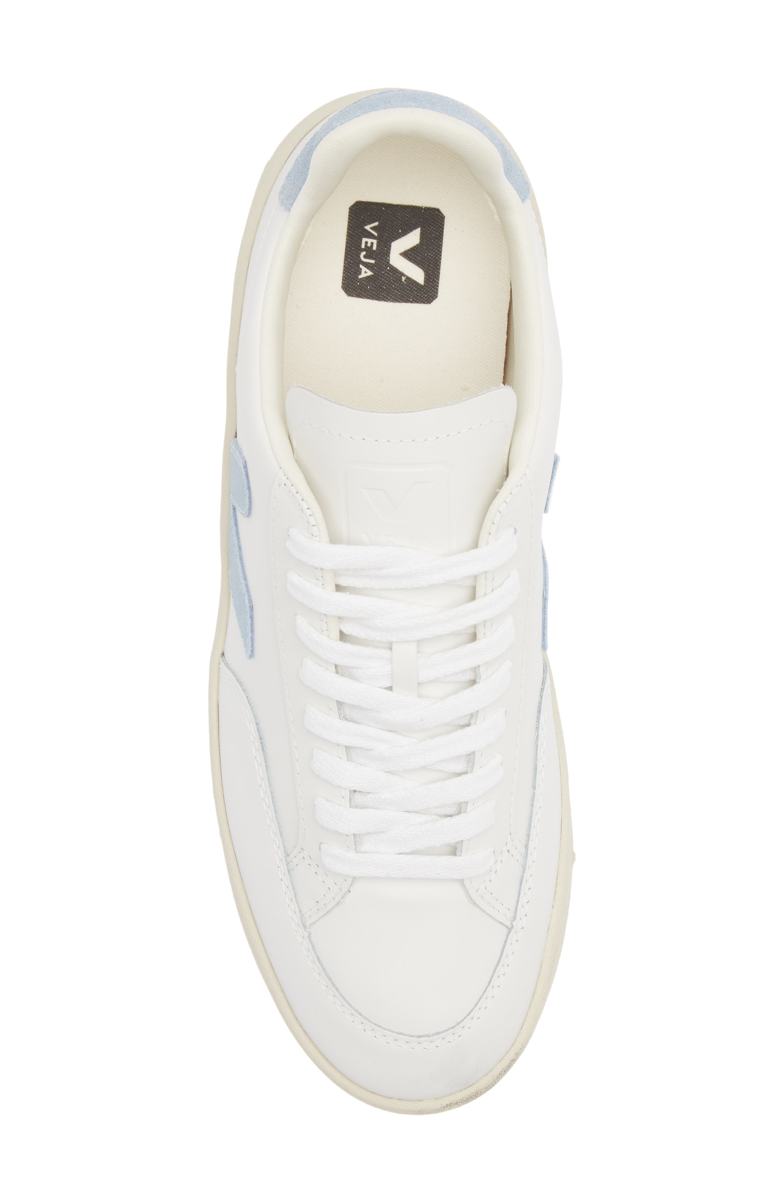 Veja V-12 Low Top Sneaker, Alternate, color, Extra White Steel