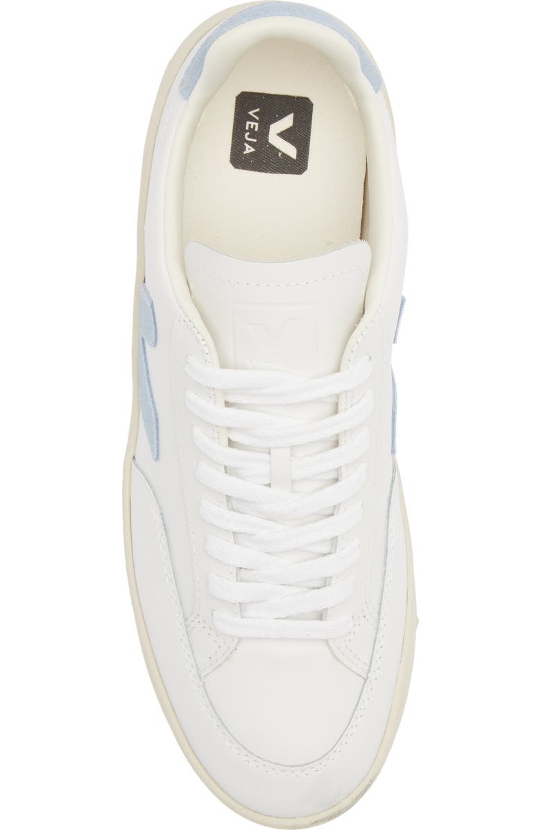 Veja V-12 Low Top Sneaker, Alternate, color, Extra White Steel