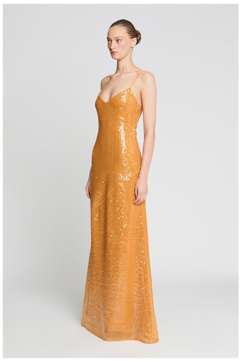 Glora Sequin Gown, Alternate, color, Medallion