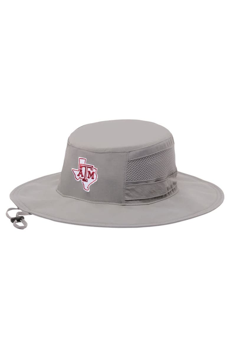 Columbia Men's Columbia  Gray Texas A&M Aggies Bora Bora III Omni-Shade Booney Hat, Main, color, 