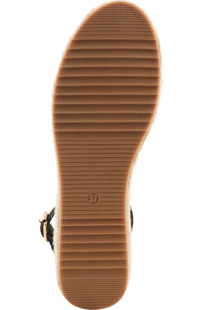 AZURA BY SPRING STEP Endless Luv Espadrille Platform Sandal, Alternate, color, Black Multi