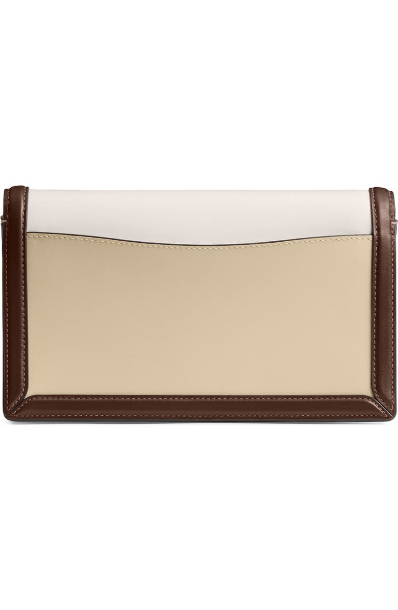 COACH Hutton Colorblock Leather Shoulder Bag, Alternate, color,