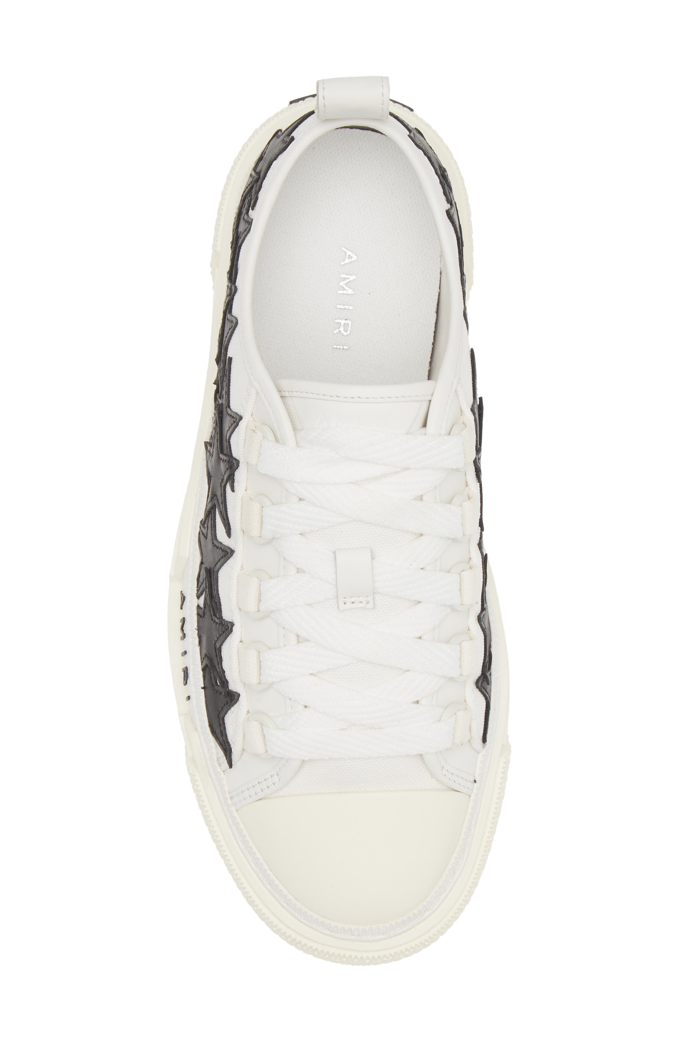 AMIRI Stars Court Sneaker, Alternate, color, White Black