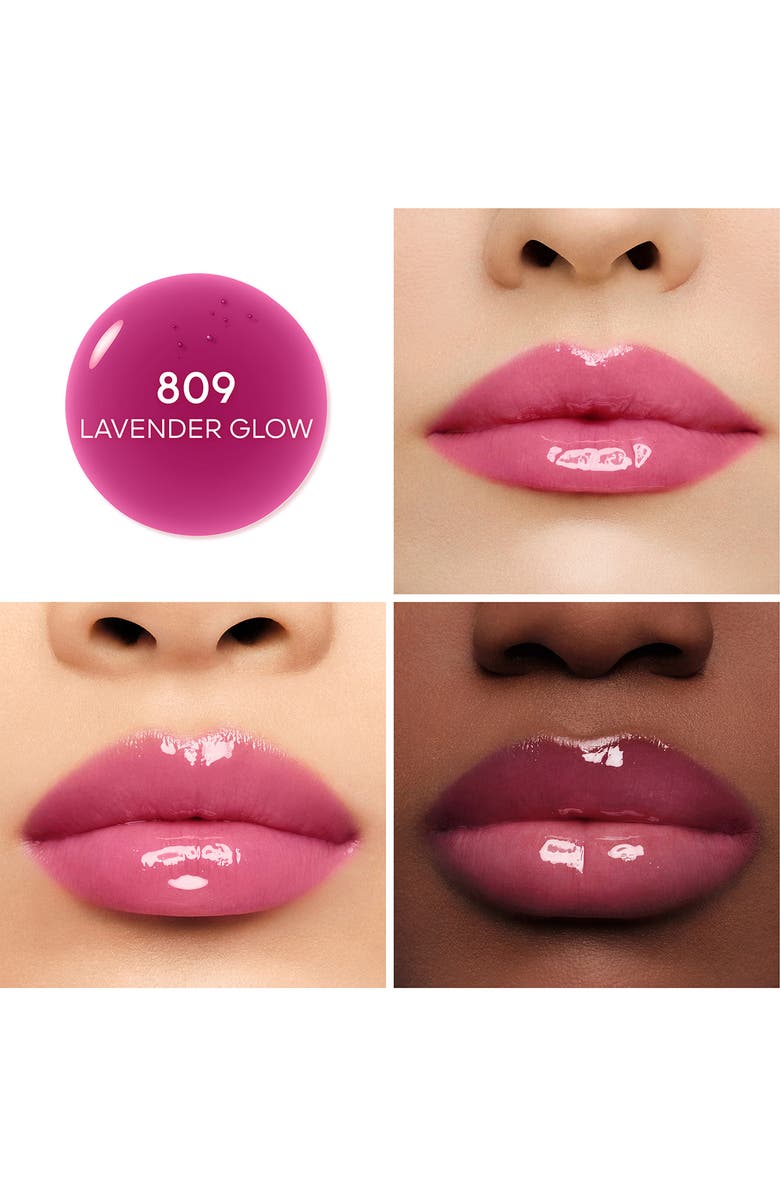 Guerlain Kiss Kiss Bee Glow Tinted Lip Oil, Alternate, color, 809 Lavender