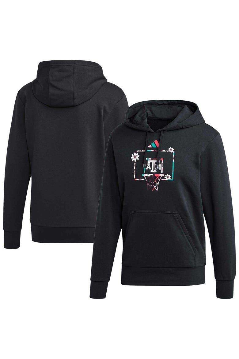 Men's adidas Black Texas A&M Aggies Honoring Black Excellence Pullover Hoodie, Main, color, Black