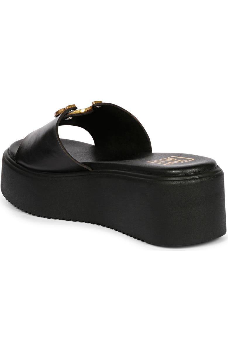VIVI BLU Senna Platform Wedge Slide Sandal, Alternate, color, Black