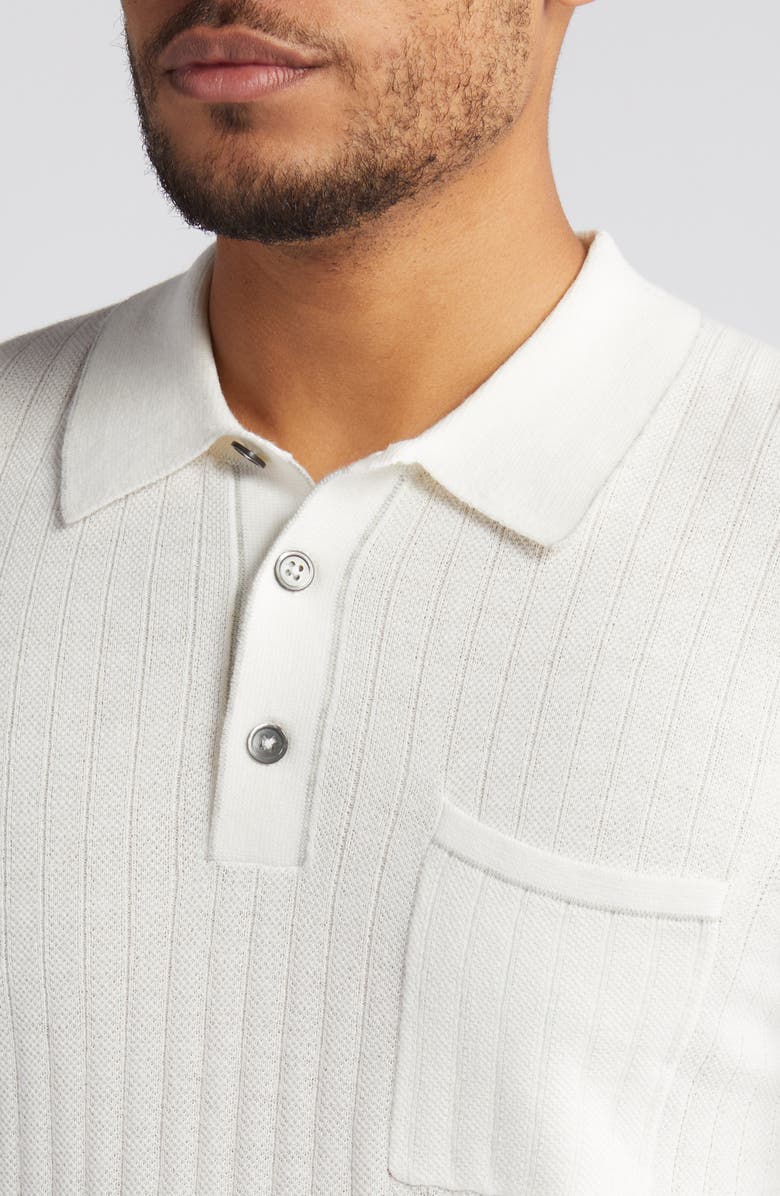 Rails Hardy Rib Cotton Polo, Alternate, color, White