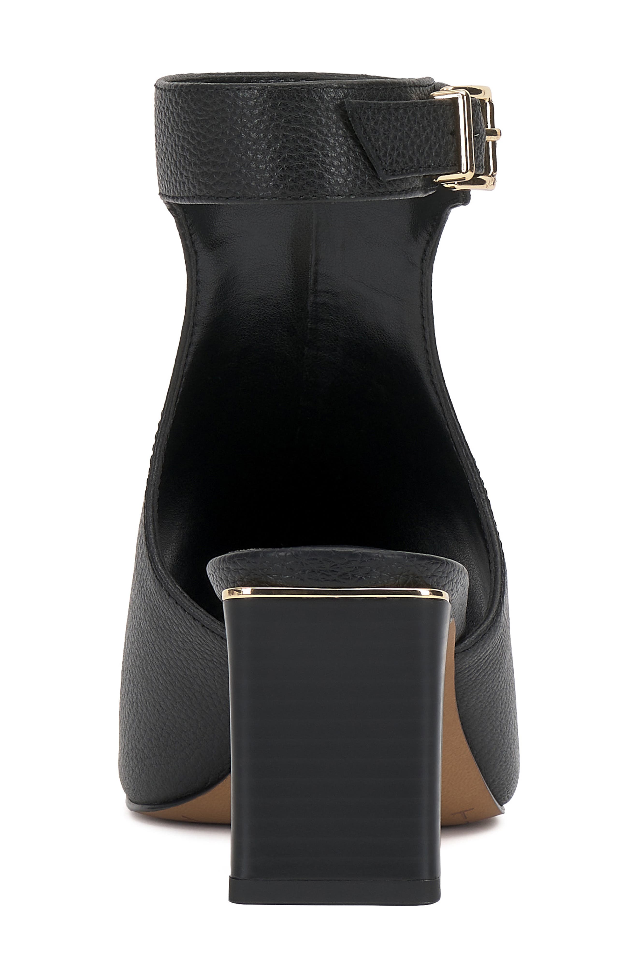 Vince Camuto Haylie Block Heel Sandal, Alternate, color, Black Pl Souffle Lux