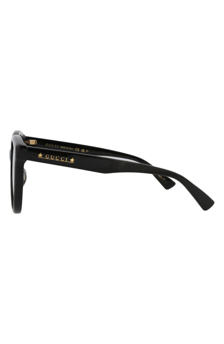 Gucci Cat Eye Sunglasses, Alternate, color, Black Black Grey