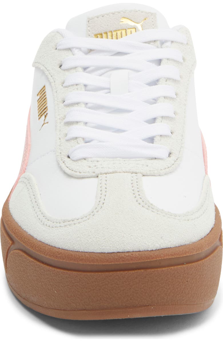 PUMA Club II Era Platform Sneaker, Alternate, color, Puma White/ Rosy Outlook