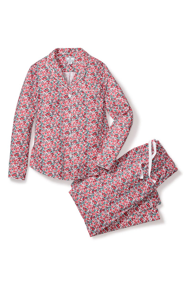Petite Plume Fleurs des Bois Cotton Pajamas, Alternate, color, 