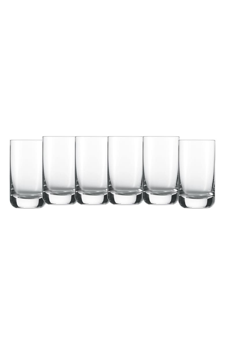 Fortessa Schott Zwiesel Convention Set of 6 Highball Glasses, Main, color, Clear