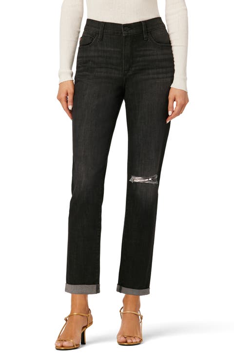 Natalie Distressed Slim Fit Boyfriend Jeans
