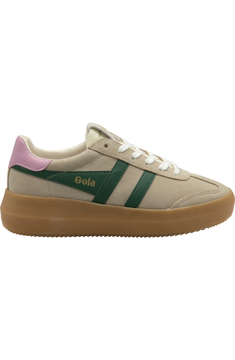Gola Athena Sneaker, Alternate, color, Bone/ Evergreen/ Candy/ Gum