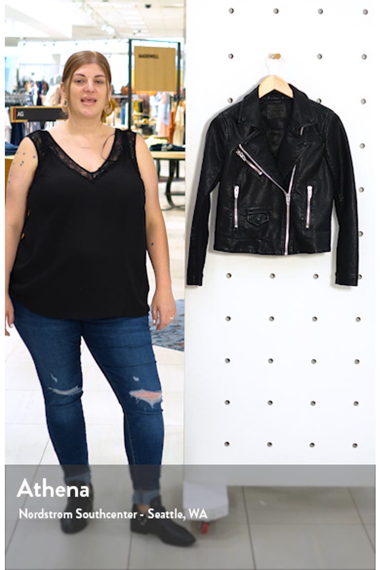 Faux Leather Moto Jacket video