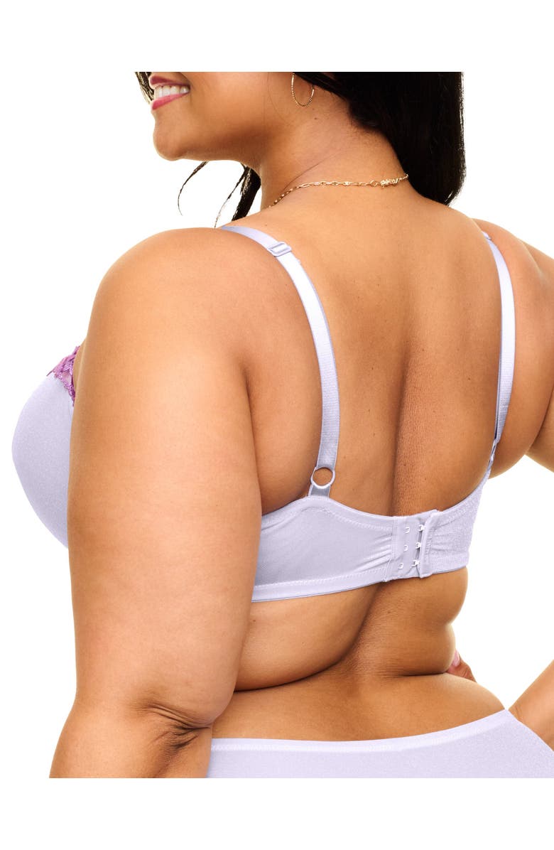 Adore Me Eva Push Up Balconette Bra, Alternate, color, Medium Purple