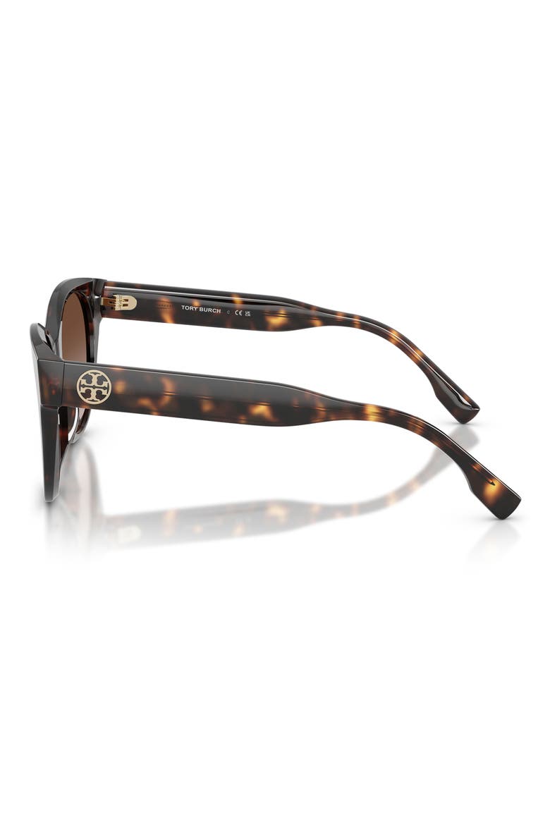 54mm Phantos Sunglasses, Alternate, color, DARK TORTOISE / DARK TORTOISE