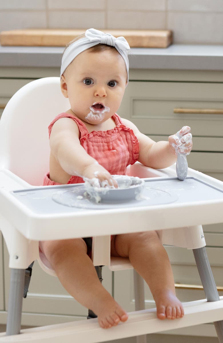 ezpz Tiny Placemat, Alternate, color, Pewter