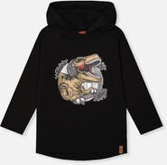 Deux par Deux Raglan Hooded Graphic T-Shirt