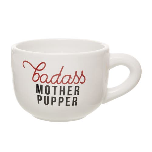 Totalee Gift Mother Pupper Cappuccino Mug Ceramic White 24 oz