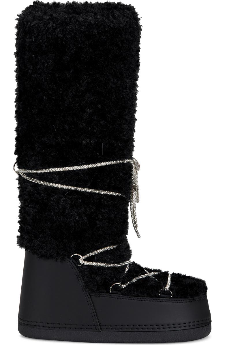 AZALEA WANG Tayton Faux Fur Snow Boot, Alternate, color,