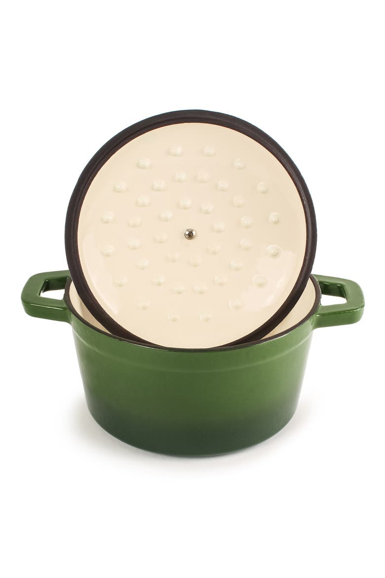 Neo 4-Piece Cast Iron Grill Set, Alternate, color, GREEN