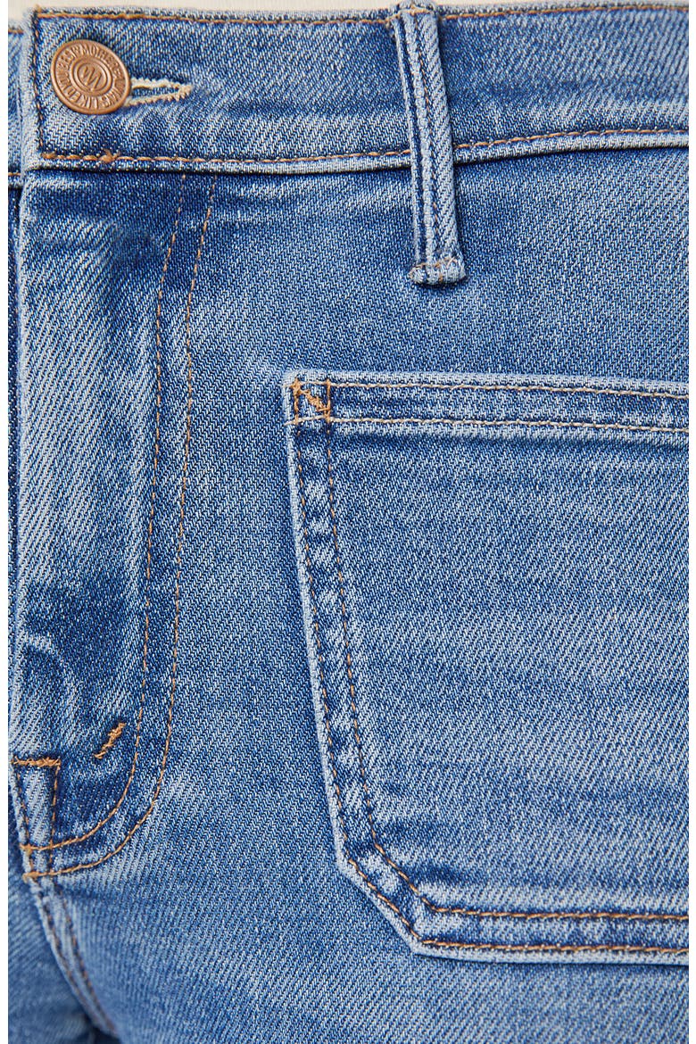 The Weekend Patch Pocket Flare Leg Jeans, Alternate, color, POPPIN WHEELIES
