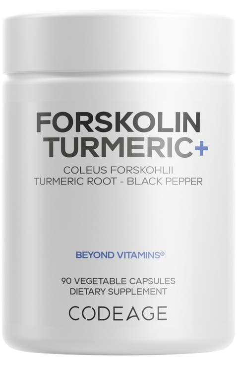 Forskolin Turmeric Supplement + Turmeric 
Black Pepper