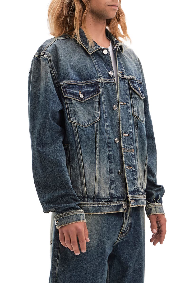 VAYDER Denim Trucker Jacket, Alternate, color,