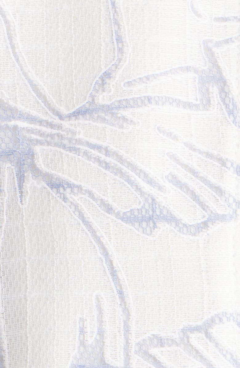 Anne Klein Floral Short Sleeve Shirtdress, Alternate, color, 