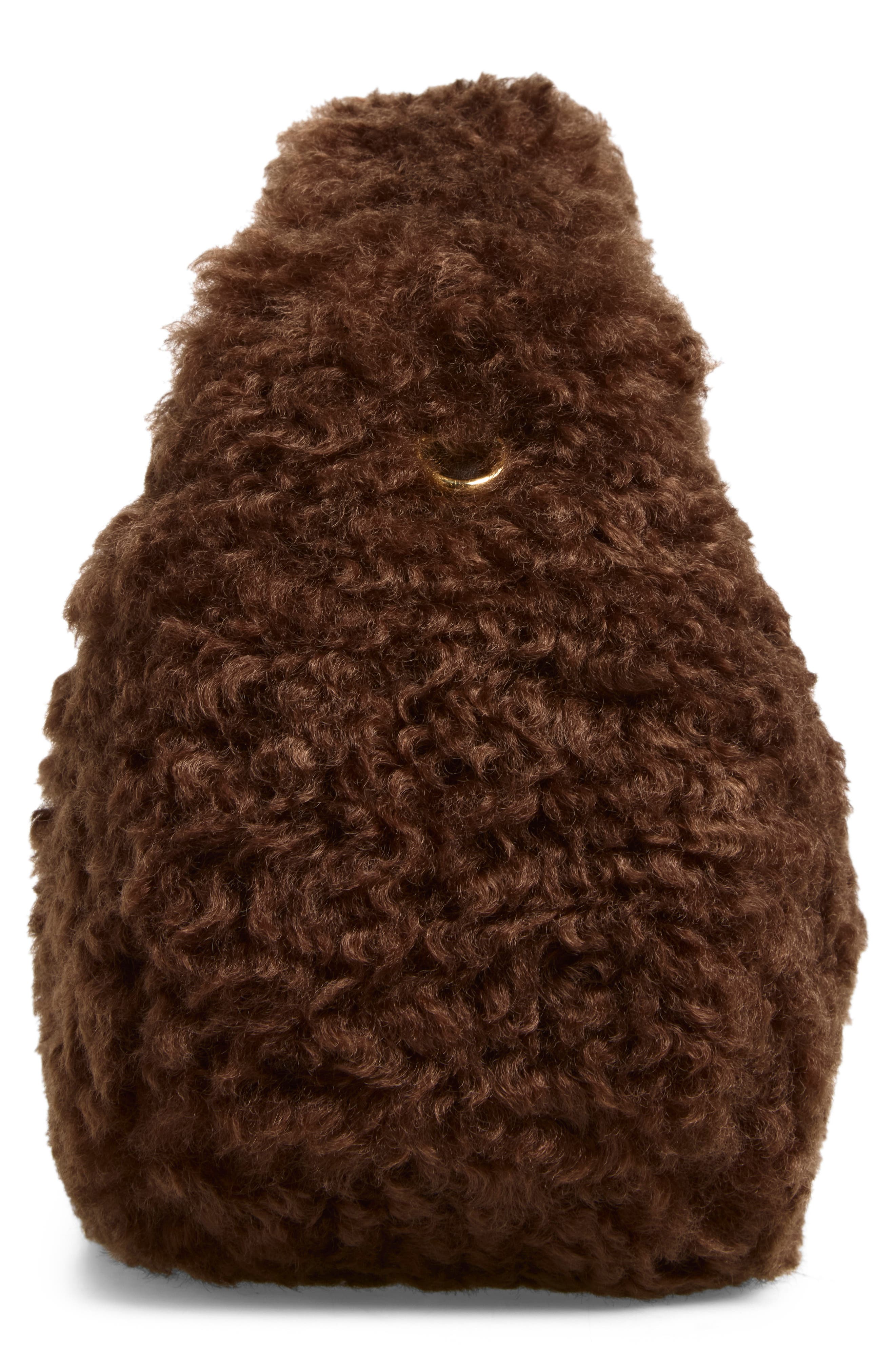 Ganni Mini Curl Faux Fur Hobo Bag (Women) | Nordstrom