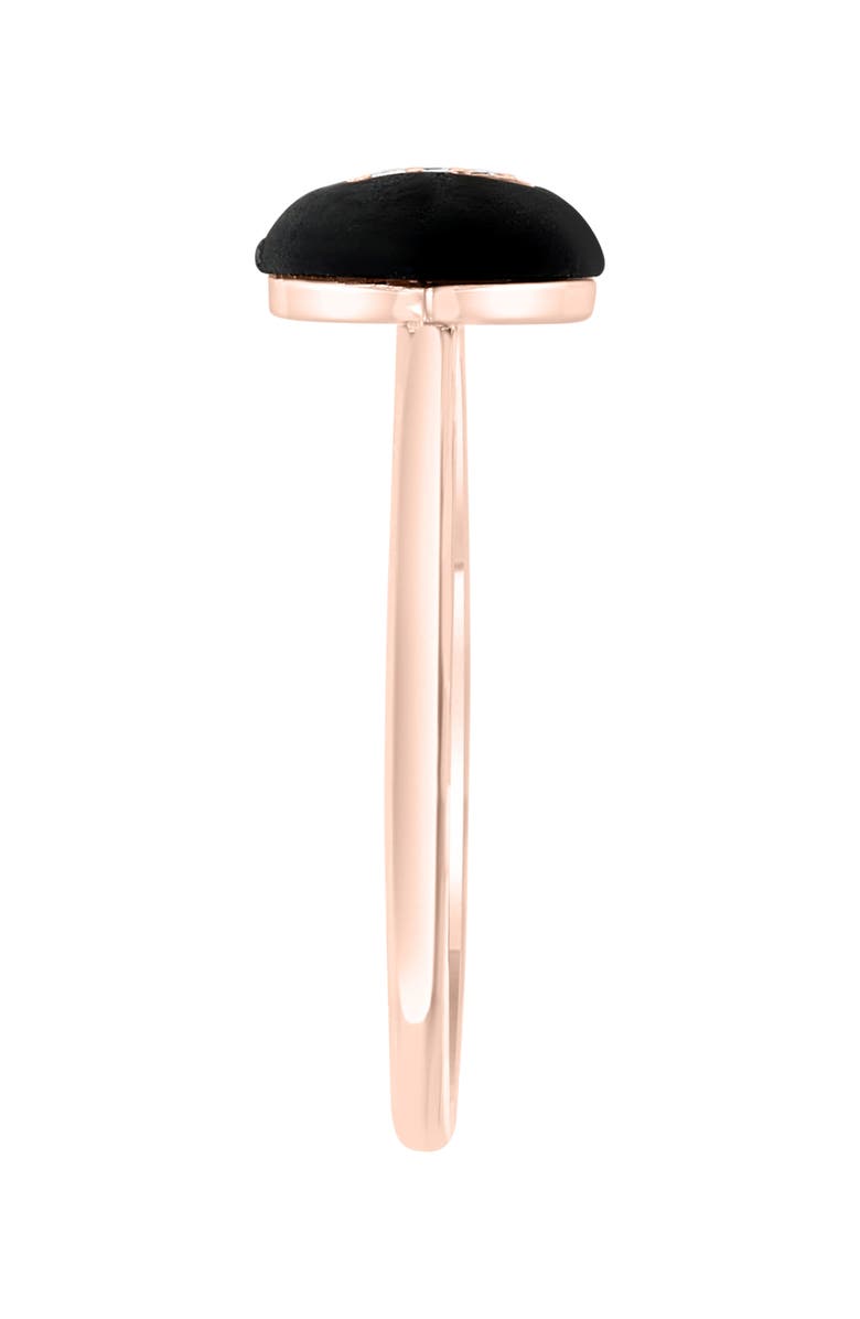 EFFY Diamond & Onyx Evil Eye Ring, Alternate, color, Black