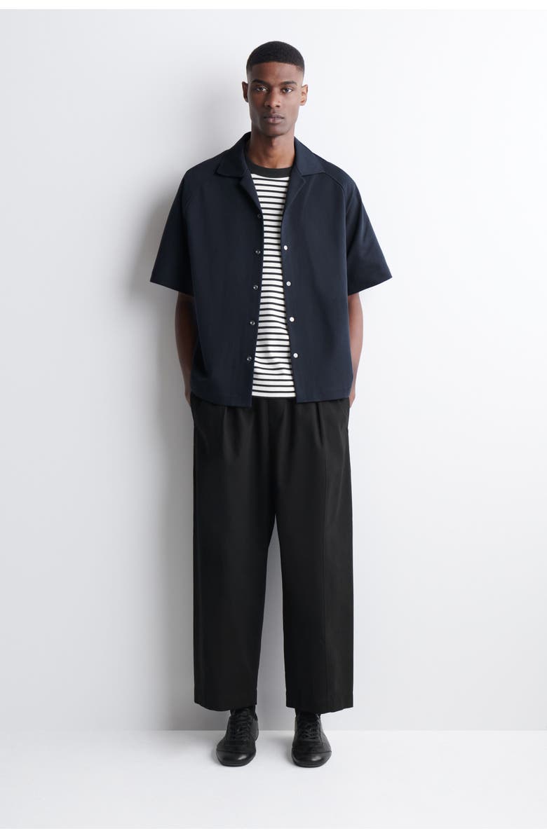 COS Panelled Utility Shirt, Alternate, color, Navy