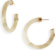 Gas Bijoux Rainbow Mix Open Hoop Earrings
