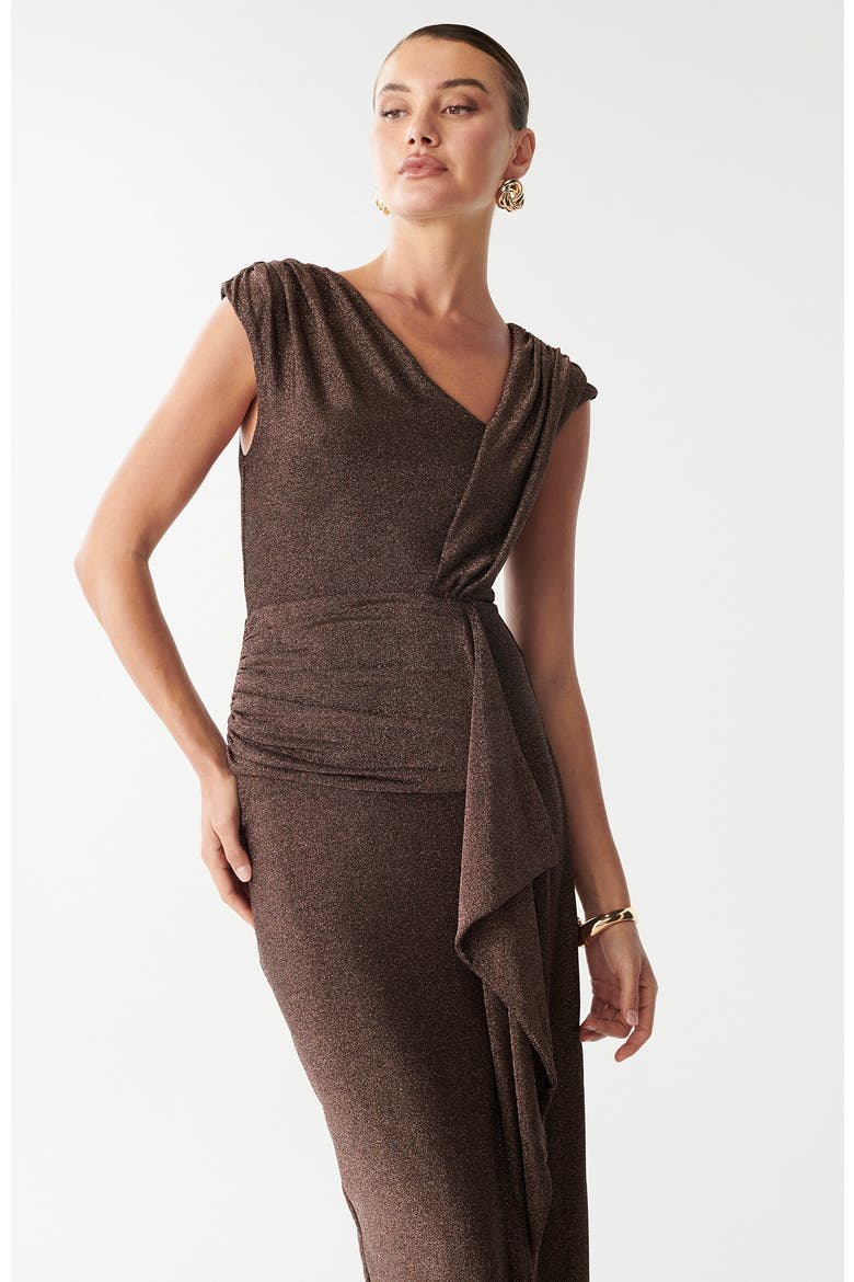 Sami Maxi Dress, Alternate, color, Rose Gold