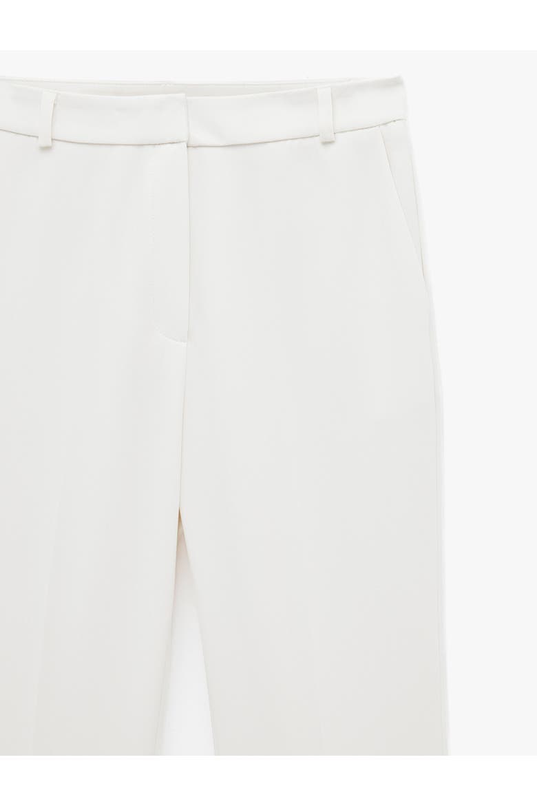 Regular Fit Flare Pants with Pockets, Alternate, color, WHITE