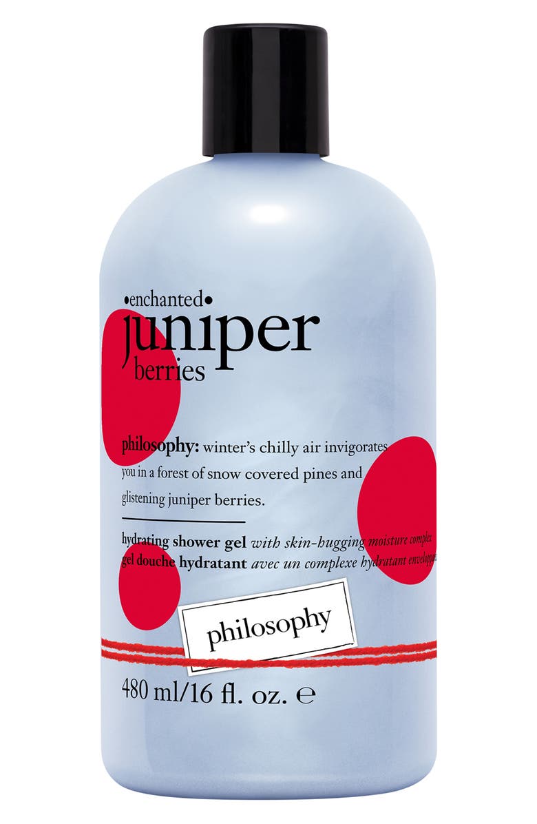 philosophy enchanted juniper berries hydrating shower gel, bubble bath & shampoo, Main, color,